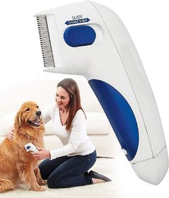 Alleyon Enterprise  Flea Comb for Dogs, Cat Comb, Pet Comb for Ticks and Flea Electronic Lice Flea Remover Flea