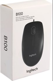 B 100 USB Mouse Black