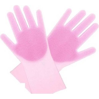 Buy Smart Matto Silicone Dish Washing Gloves Silicon Cleaning Gloves Silicon Hand Gloves For Kitchen Dishwashing Online Get 67 Off