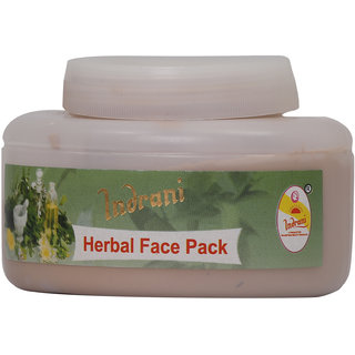                       Indrani Herbal Face Pack For Women Hydrates The Skin 250G                                              