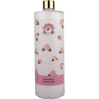                       Indrani Cosmetics Rose Cleansing Milk for Women for Nourishing and Refreshing The Skin, 1 L                                              