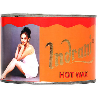                       Indrani Chocolate Wax 600 Gm + Alovera Facial Massage Gel For Women 200 Gm                                              