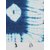 Get Wrapped Blue Tie-Dye Scarf with Tassels for Women