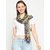 Get Wrapped Printed Multicolour Scarves with Raw Fringes for Women - Combo Pack of 2