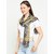 Get Wrapped Printed Multicolour Scarves with Raw Fringes for Women - Combo Pack of 2