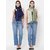 Get Wrapped All Over Embroidered Scarf & a Ombre Scarf for Women - Combo Pack of 2