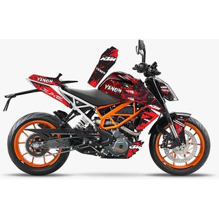 Buy KTM Duke 125 250 390 Venom Design Full Body Wrap Decal Sticker