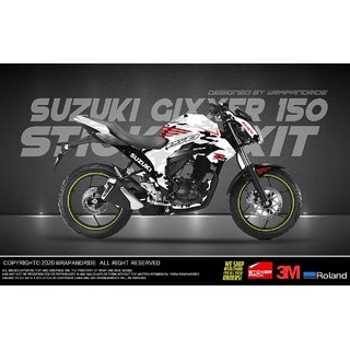 Suzuki gixxer stickers online on sale
