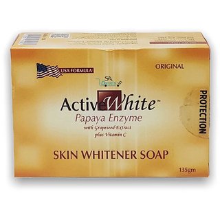 Active White Papaya Skin whitening soap 135g