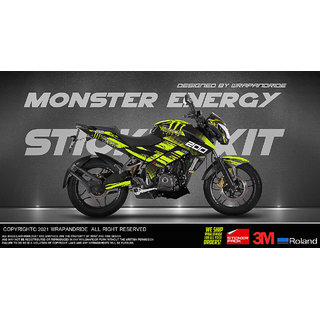 Buy Bajaj Pulsar NS 160 200 Design 3 Full Body Wrap Decal Sticker Kit Online 2899 from ShopClues