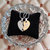M Men Style Valentine Gift Trendy Love You  Broken Heart Couple Couple Locket 1 PairSilver Gold Stainless Steel Pendant
