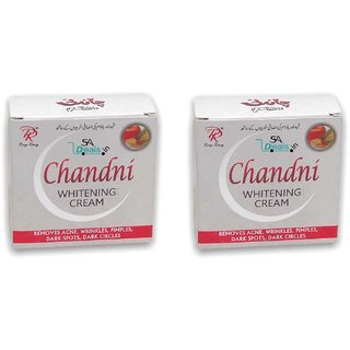                       Chandni Skin Whitening Cream 30g (Pack of 2, 30g Each)                                              