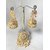 New Designer golden Color Earrings Party/Wedding Wear For Girls round Shape Give You A Complete Classy Look.