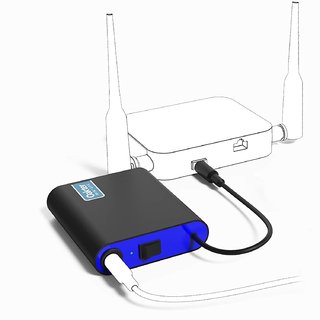 Oakter Mini UPS For Wi-Fi Router Uninterrupted Power Backup For WiFi Routers and Broadband Modem 2 Hours Backup