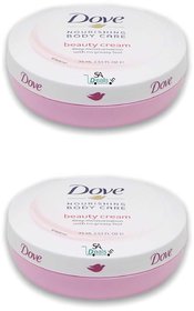 Dove New Beauty Cream Imported (Pack of 2, 75ml each) (Made In UAE)