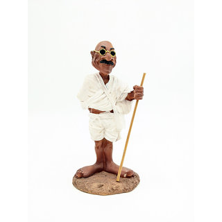                      Hippity Hop Figure Gandhi show piece Figure Ages 4 And Up For Gifts  Return Gifts Multicolor                                              