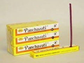 PANCHVATI DHOOP Wooden Sticks Pack of 12 PCS (Brown)