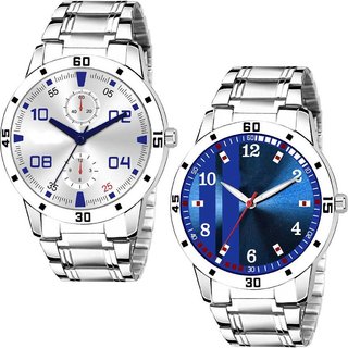 HRV Men's Round Dial Multi Strap Analog Watch HRV Men's Round Dial Multi Strap Analog Watch
