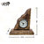 Gola International Handmade Triangle Wooden Table Clock
