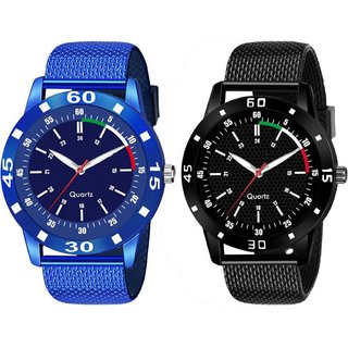                       HRV Men's Round Dial Multi Strap Analog Watch                                              