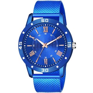 HRV Round Dial Blue Strap Analog Watch For Men HRV Round Dial Blue Strap Analog Watch For Men
