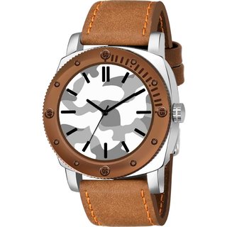                       HRV Men's Round Dial Silver Strap Analog Watch                                              