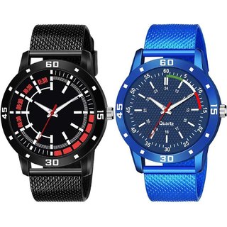                       HRV Men's Round Dial Multi Strap Analog Watch                                              