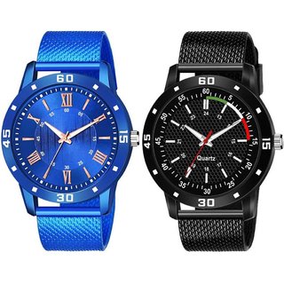                       HRV Men's Round Dial Multi Strap Analog Watch                                              
