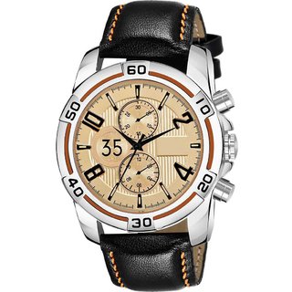                       HRV Men's Round Dial Silver Strap Analog Watch                                              