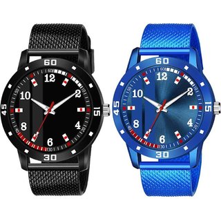                       HRV Men's Round Dial Multi Strap Analog Watch                                              
