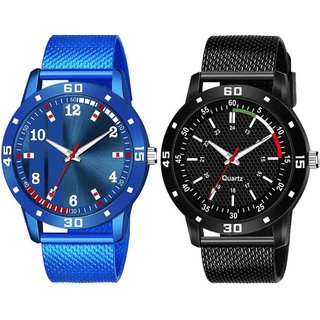                       HRV Men's Round Dial Multi Strap Analog Watch                                              
