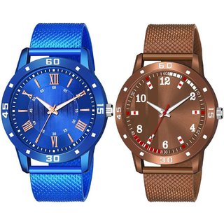                       HRV Men's Round Dial Multi Strap Analog Watch                                              