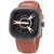 HRV Men's Round Dial Black Strap Analog Watch