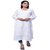 WOMEN'S PURE COTTON KURTA WITH EXCLUSIVE ROSE DESIGN LUCKNOWI CHICKAN EMBROIDERY KURTA