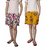 Ukal Combo (Pack of 2) Female Printed Cotton Comfortable Shorts for Women and Girls (Multi Color, Random Design)