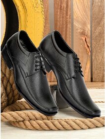 Avik's Men's Formal Lace-Up Shoe Black