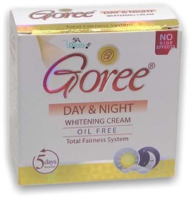 GOREE CREAM DAY  NIGHT WHITENING CREAM OIL FREE  30g