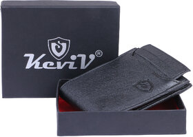 Keviv MenArtificial Leather Wallet With External Card Slot