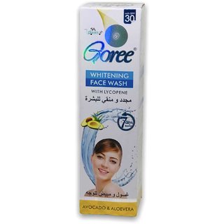                       Goree Whitening With lycopene Face wash 70ml                                              