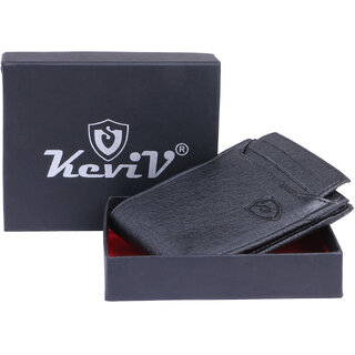                       Keviv MenArtificial Leather Wallet With External Card Slot                                              