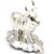 Raviour Lifestyle Silver Plated Kamdhenu Cow and Calf Pooja Mandir Idol - Home Dcor Gift Statue For Gifting