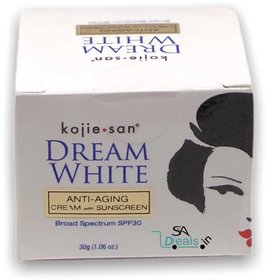 kojie san dream white anti aging cream 30g