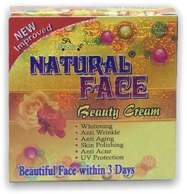 Natural Face Beauty Cream 30g (Pack Of 3, 30g Each)