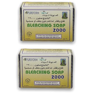 Pureform Bleaching Soap-2000 - 160g (Pack Of 2, 160g Each) Pureform Bleaching Soap-2000 - 160g (Pack Of 2, 160g Each)