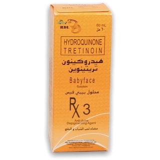                       RDL hydroquinone tretinoin babyface solution 3                                              