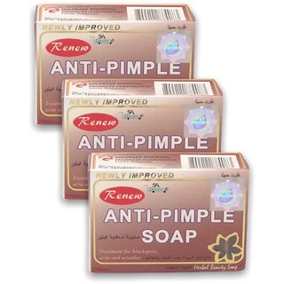 Renew Anti Pimple Treatment For Black Spot Acne And Wrinkles (Pack Of 3, 135g Each) Renew Anti Pimple Treatment For Black Spot Acne And Wrinkles (Pack Of 3, 135g Each)