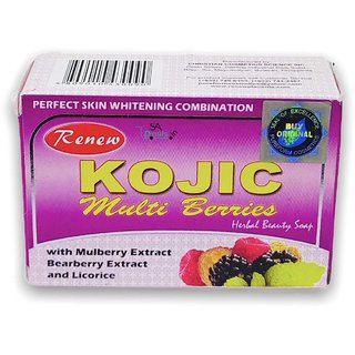 Renew Kojic Multi Berries Herbal Skin Whitening Soaps 135g Renew Kojic Multi Berries Herbal Skin Whitening Soaps 135g