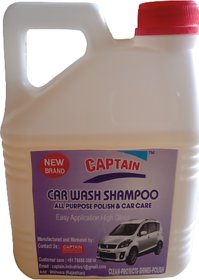 Captain High Foam Car Shampoo Car Washing Liquid - Car and Bike Shampoo, Auto Specialty Shampoo for vehicals 2L