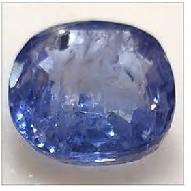 Original Natural Certified blue sapphire neelam 7 Carat Stoneby KUNDLI GEMS