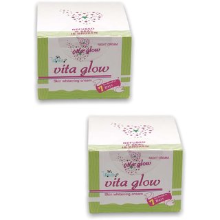                       Vita Glow Skin Whitening Cream (Pack of 2, 30g Each)                                              